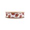 LaRibbons 7/8" Printed Grosgrain Ribbon | Footballs on White | 25 Yard Roll